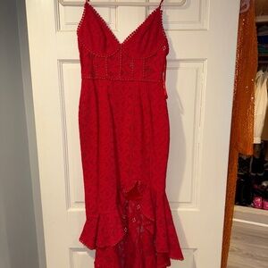 Red Lace Dress